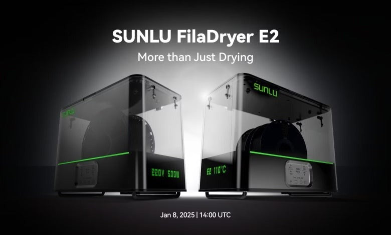 SUNLU lance le FilaDryer E2, un produit unique en son genre destiné aux matériaux d'ingénierie @Edward Wakefield