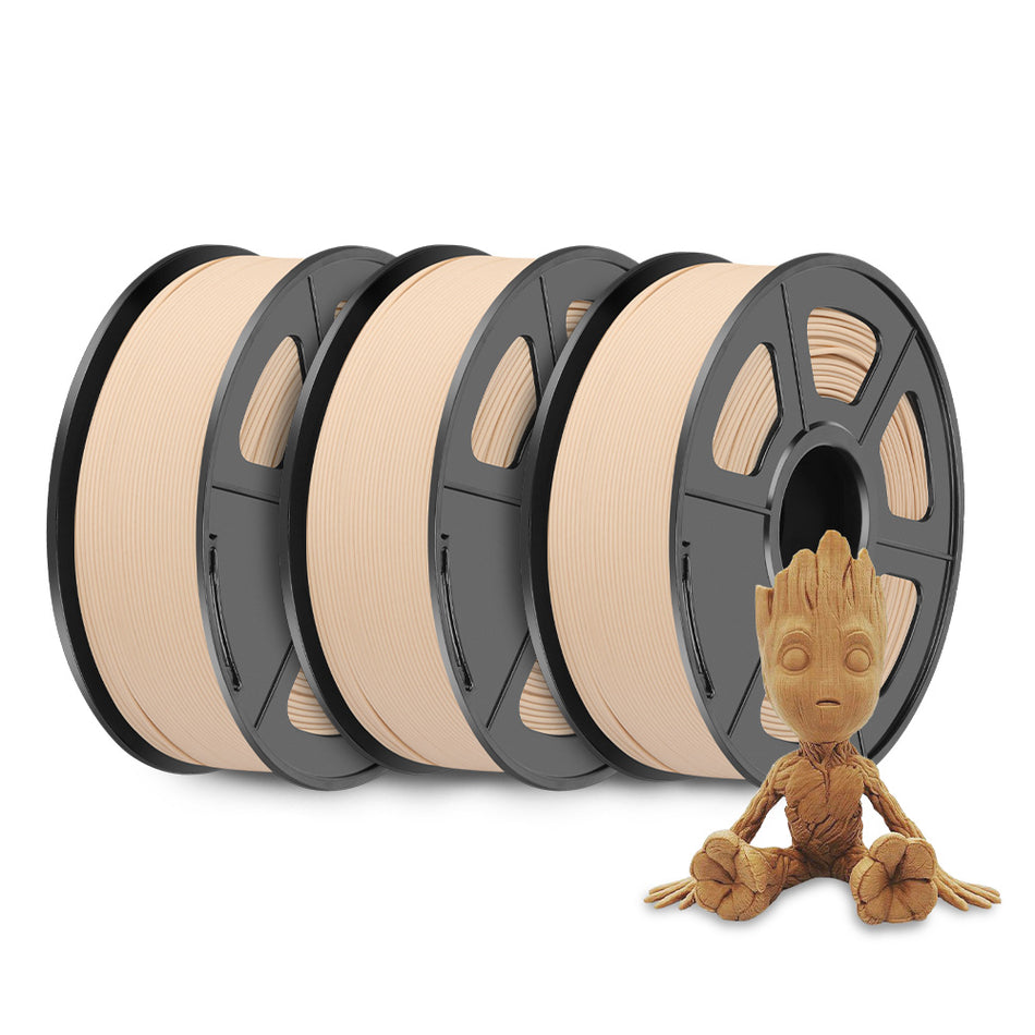 [MOQ : 3 Rouleaux] Wood PLA 3D Printer Filament 1KG