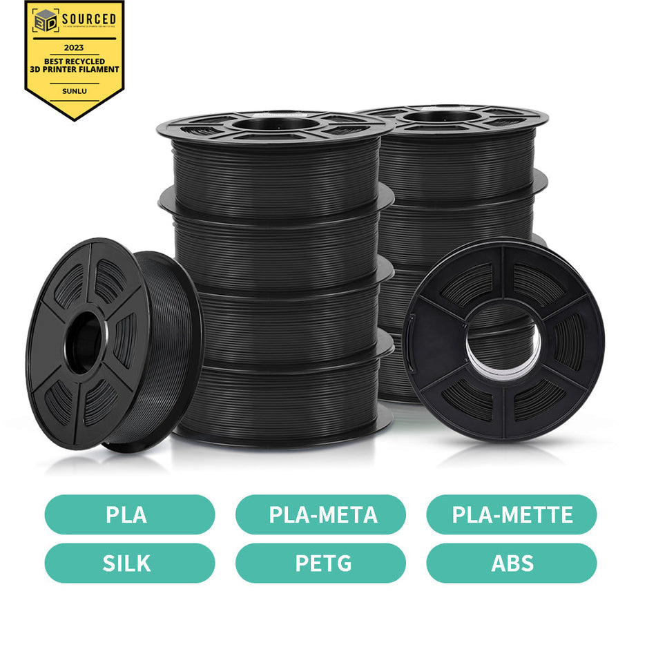 [€8.99/KG | 10KG Vente En Gros] Filament Recyclé PETG Pour Imprimante 3D 1KG/Rouleau