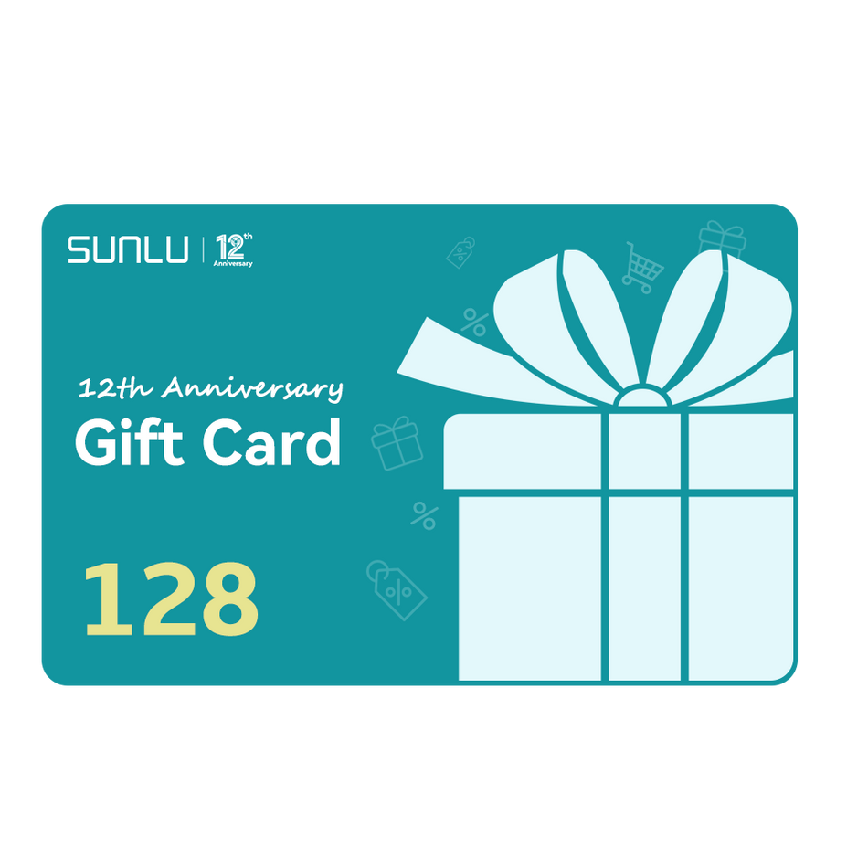 [2 % DE RÉDUCTION] SUNLU FR Offre spéciale de carte cadeau du magasin avec 2% de réduction