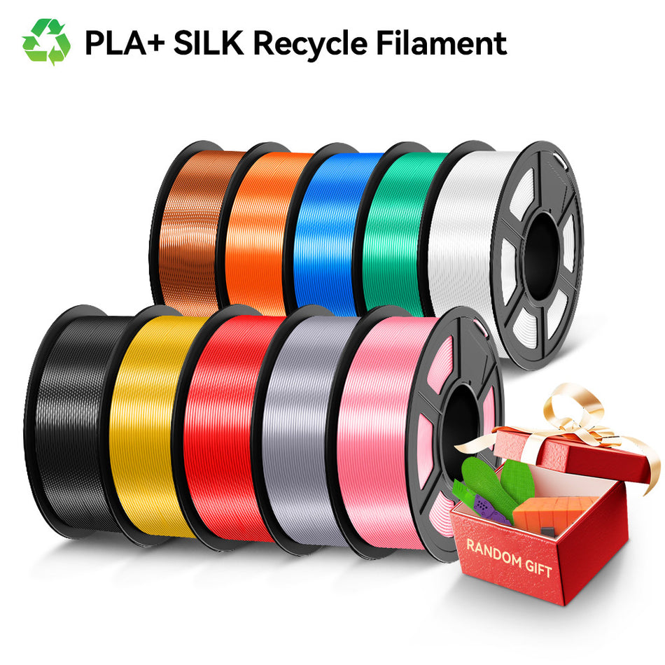 [€9.19/KG | 10KG Vente En Gros] Filament Recyclé SILK Pour Imprimante 3D 1KG/Rouleau