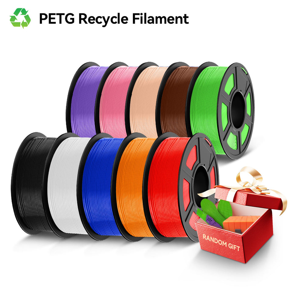 [€9.19/KG | 10KG Vente En Gros] Filament Recyclé PETG Pour Imprimante 3D 1KG/Rouleau