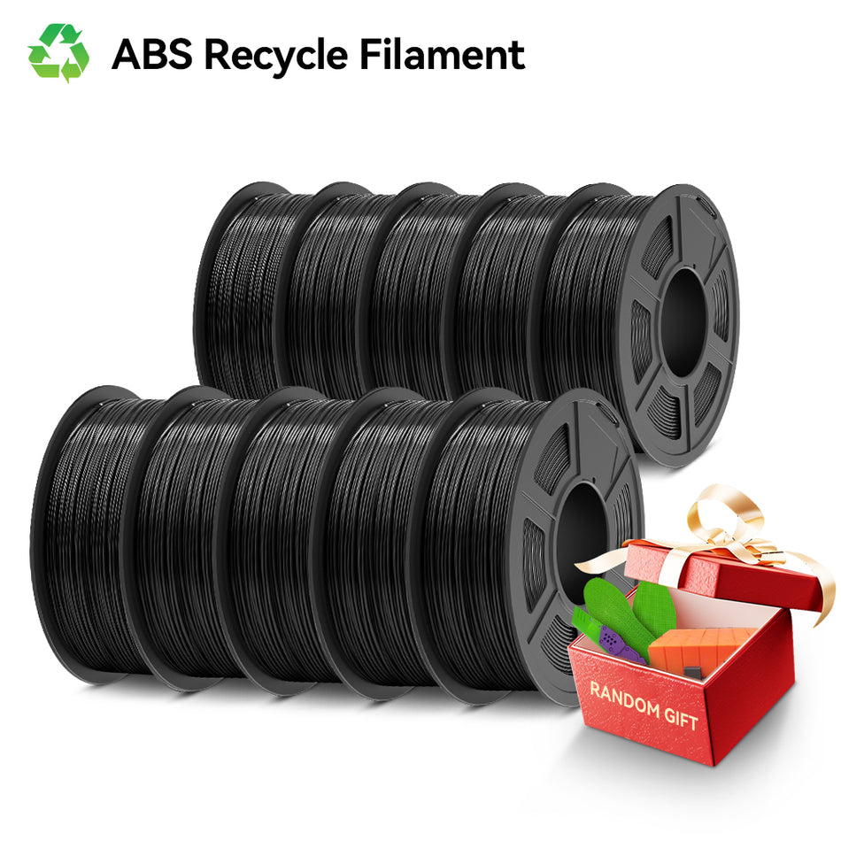 [€9.19/KG| 10KG Vente En Gros] Filament Recyclé ABS Pour Imprimante 3D 1KG/Rouleau