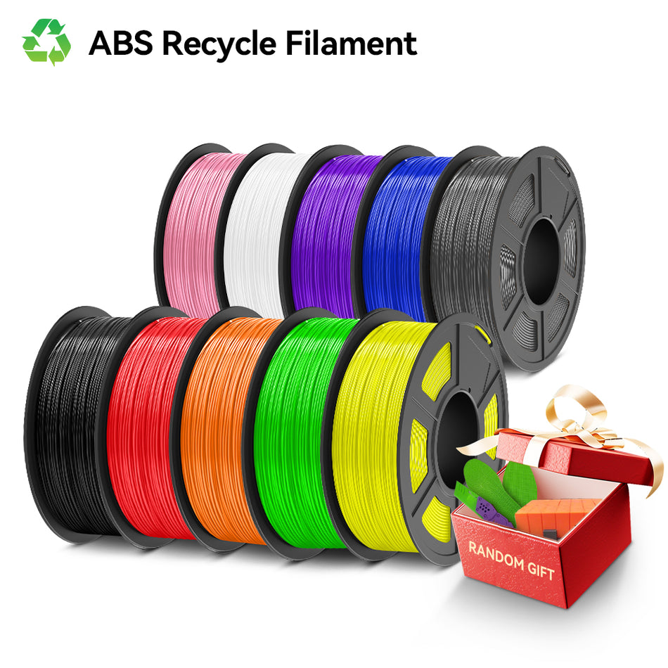 [€9.19/KG| 10KG Vente En Gros] Filament Recyclé ABS Pour Imprimante 3D 1KG/Rouleau