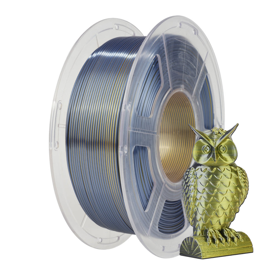 Silk Multicolore (Bicolore, Tricolore) Filament pour imprimante 3D 1KG