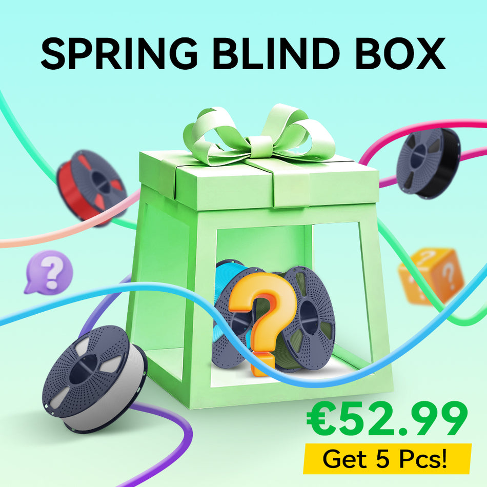 SUNLU Spring Sales Boîte mystère, Boîte aveugle, Boîte mystère Déverrouillez la surprise