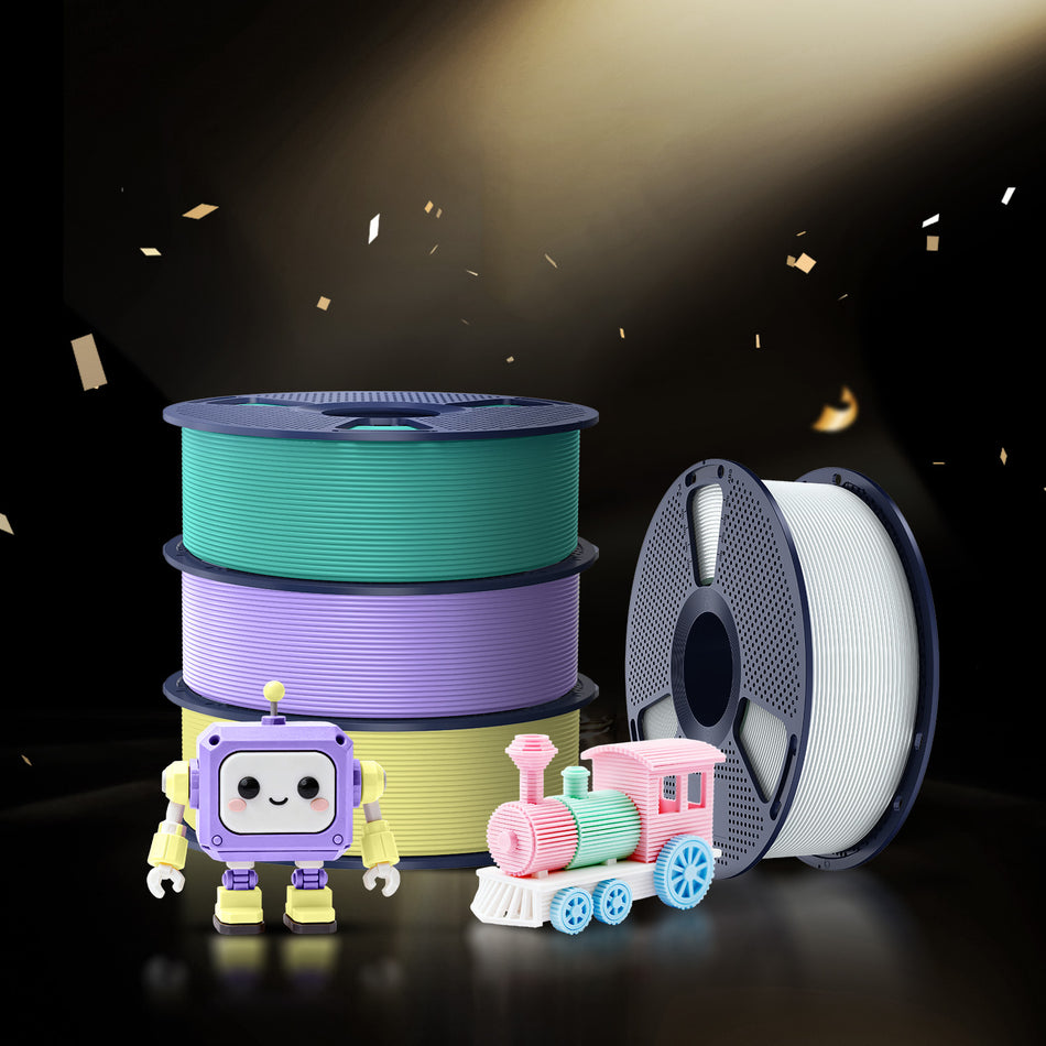 [MOQ : 6 Rouleaux] PLA Meta(Couleurs des Macarons) Filament 1KG