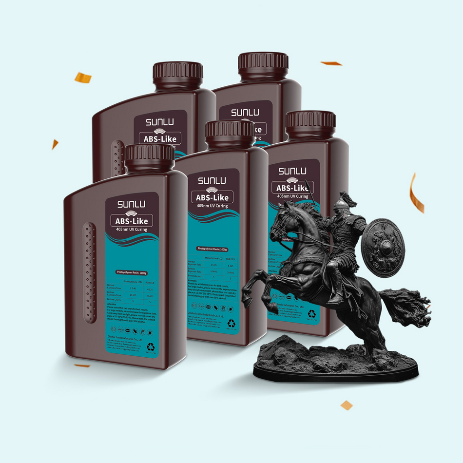 [MOQ : 6 Bouteilles] Résine de ABS Like, Résine de Water-wash ABS Like 1000G