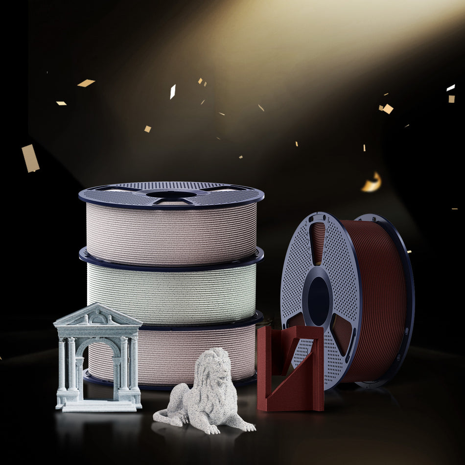 [MOQ : 3 Rouleaux] High Speed PLA Marble, Filament PLA Marbre Haute Vitesse 1KG