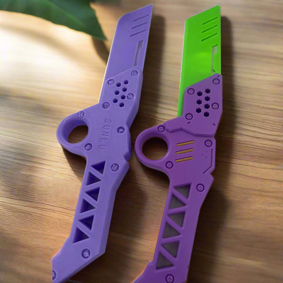 3D Printed Toy Knife, Safe for Kids, Educational Toy